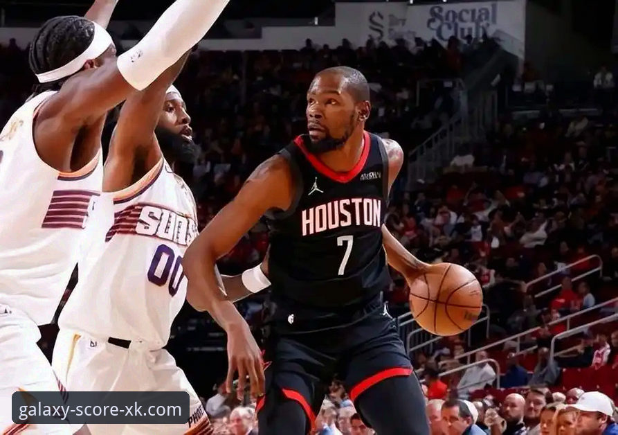 NBA常规赛最新战报：火箭遭尼克斯18分逆转，杜兰特绝杀未果